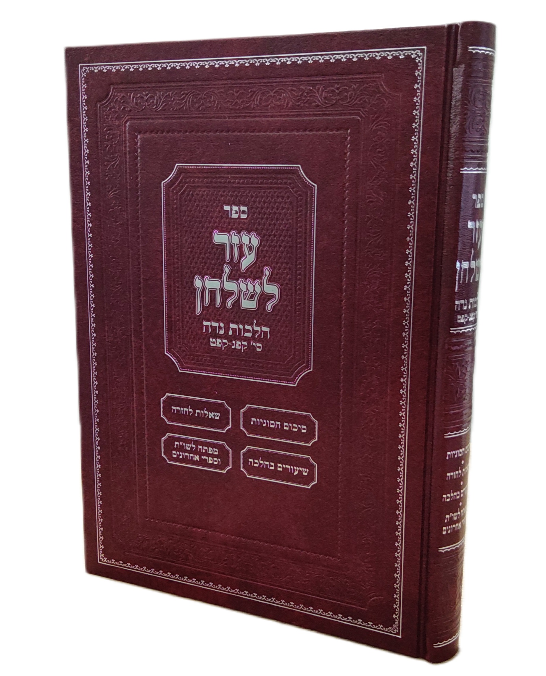 עזר לשלחן<BR>הלכות נדה סימן קפ"ג-קפ"ט