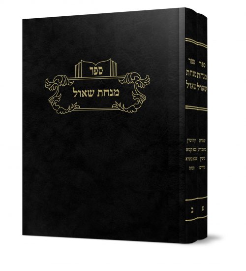 מנחת שאול 2 כרכים